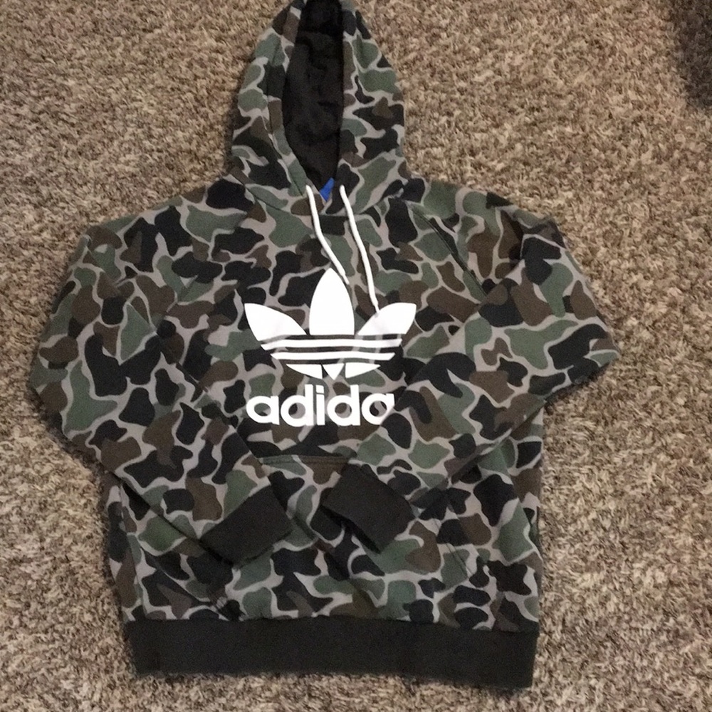 Camo adidas hoodie